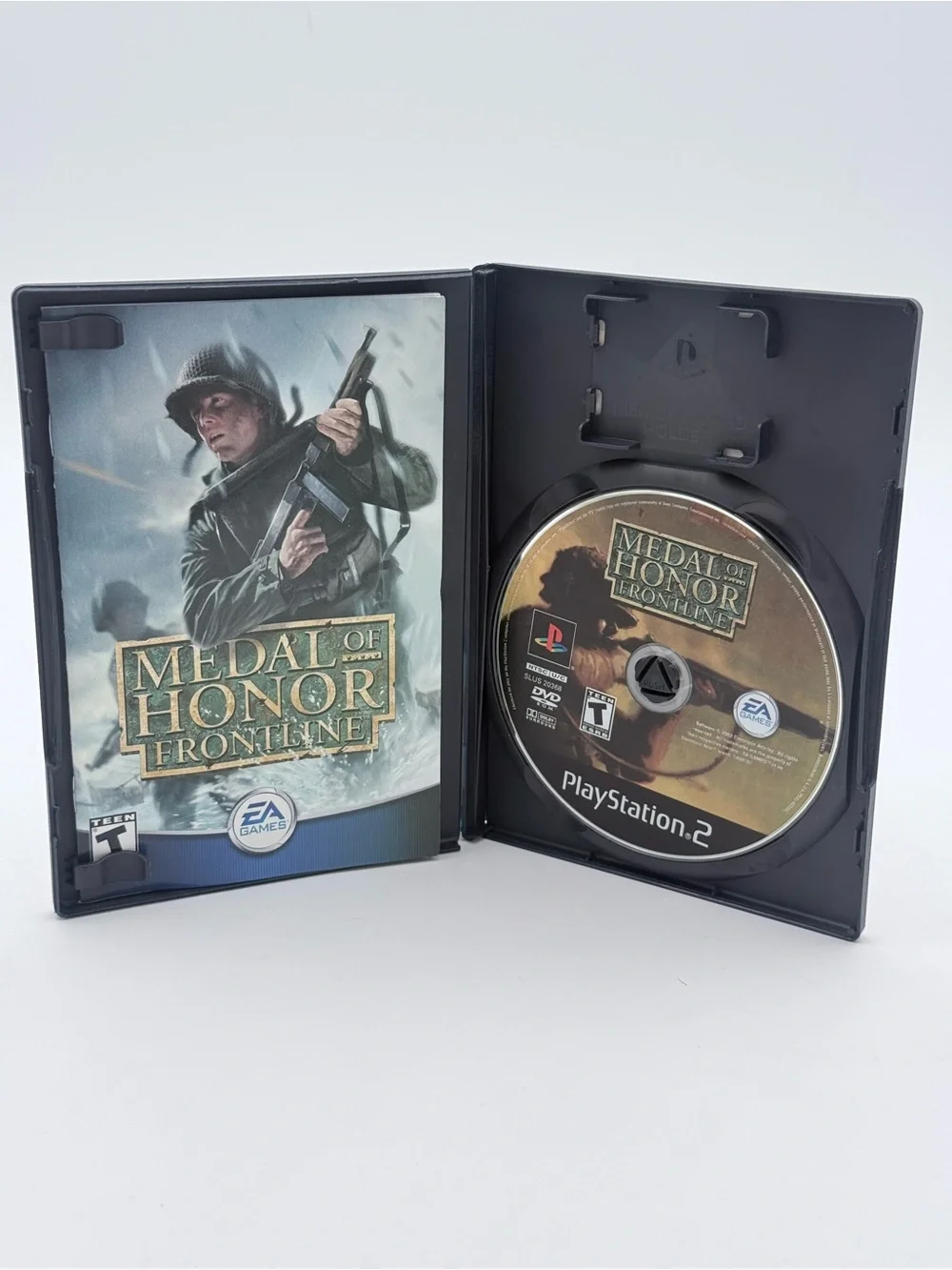 Medal of Honor Frontline Sony PlayStation 2 Black Label Complete